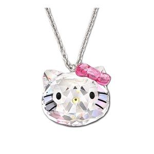 SWAROVSKI CRYSTAL HELLO KITTY PENDANT NECKLACE